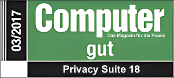 Computer Magazin Note Gut für Steganos Privacy Suite